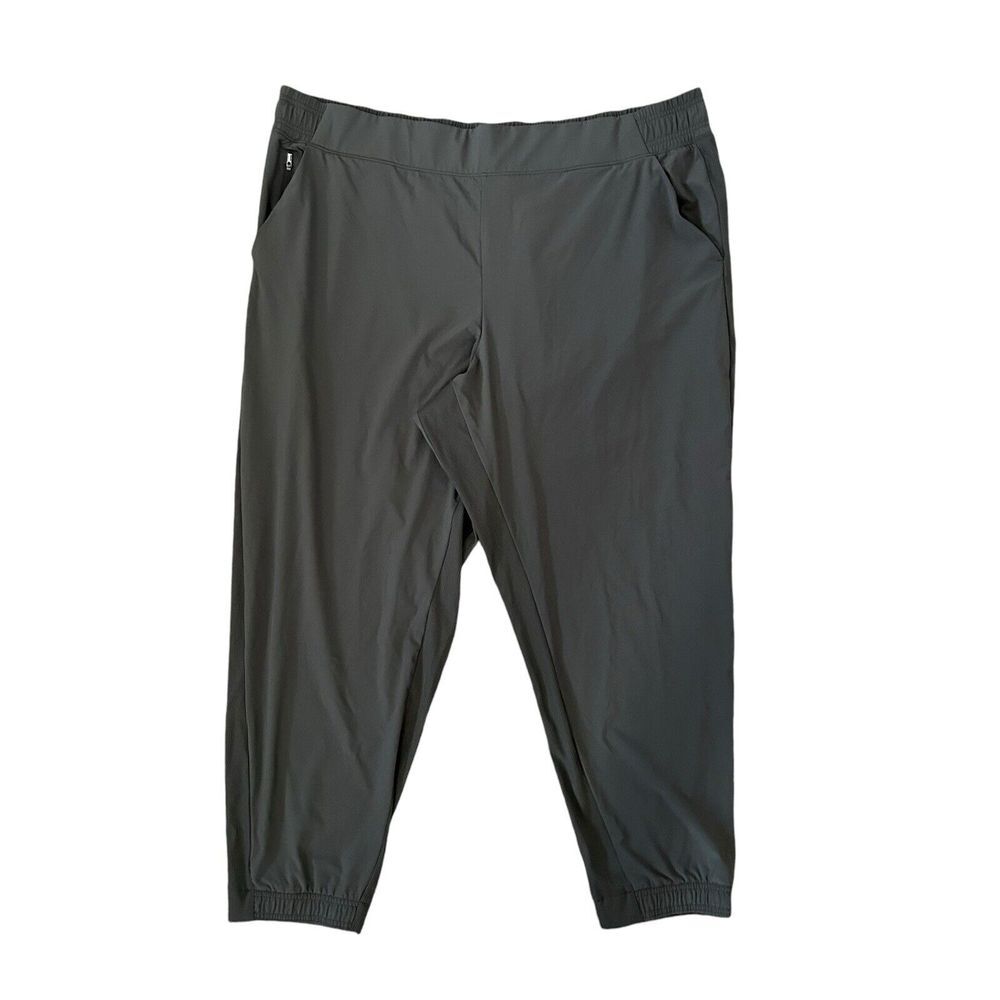 Athleta Brooklyn Jogger Women's Pants Size 24 Olive Green Lightweight Breathable